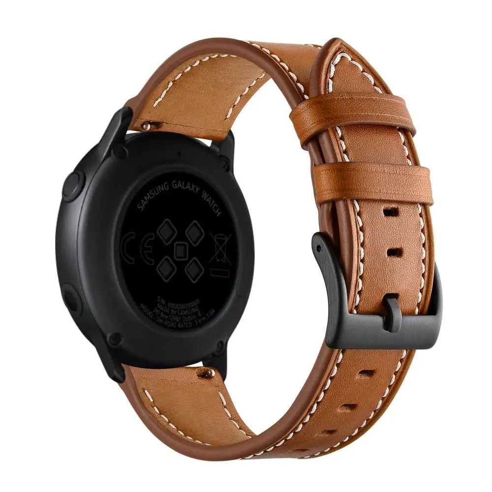 Läderarmband Samsung Galaxy Watch 42mm Cognac