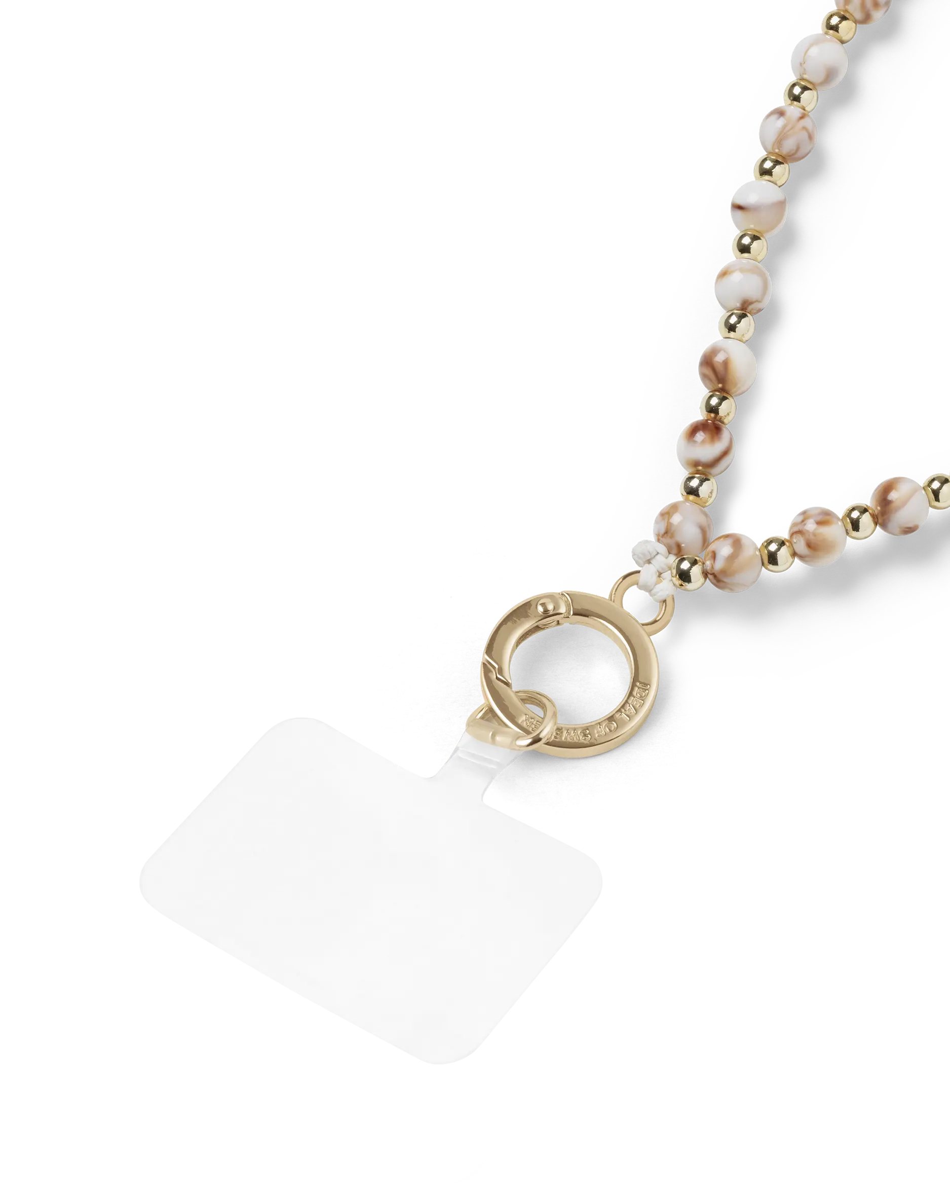 Phone Wristlet Strap Cloudy Marble
