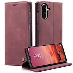 Samsung Galaxy A17 Slankt pungetui, Rød