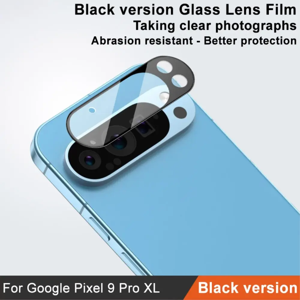 Härdat Glas 0.2mm Linsskydd Google Pixel 9 Pro XL Svart