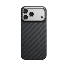 iPhone 18 Pro Max MagSafe Edge -suojakuori aramidkuidusta, Musta