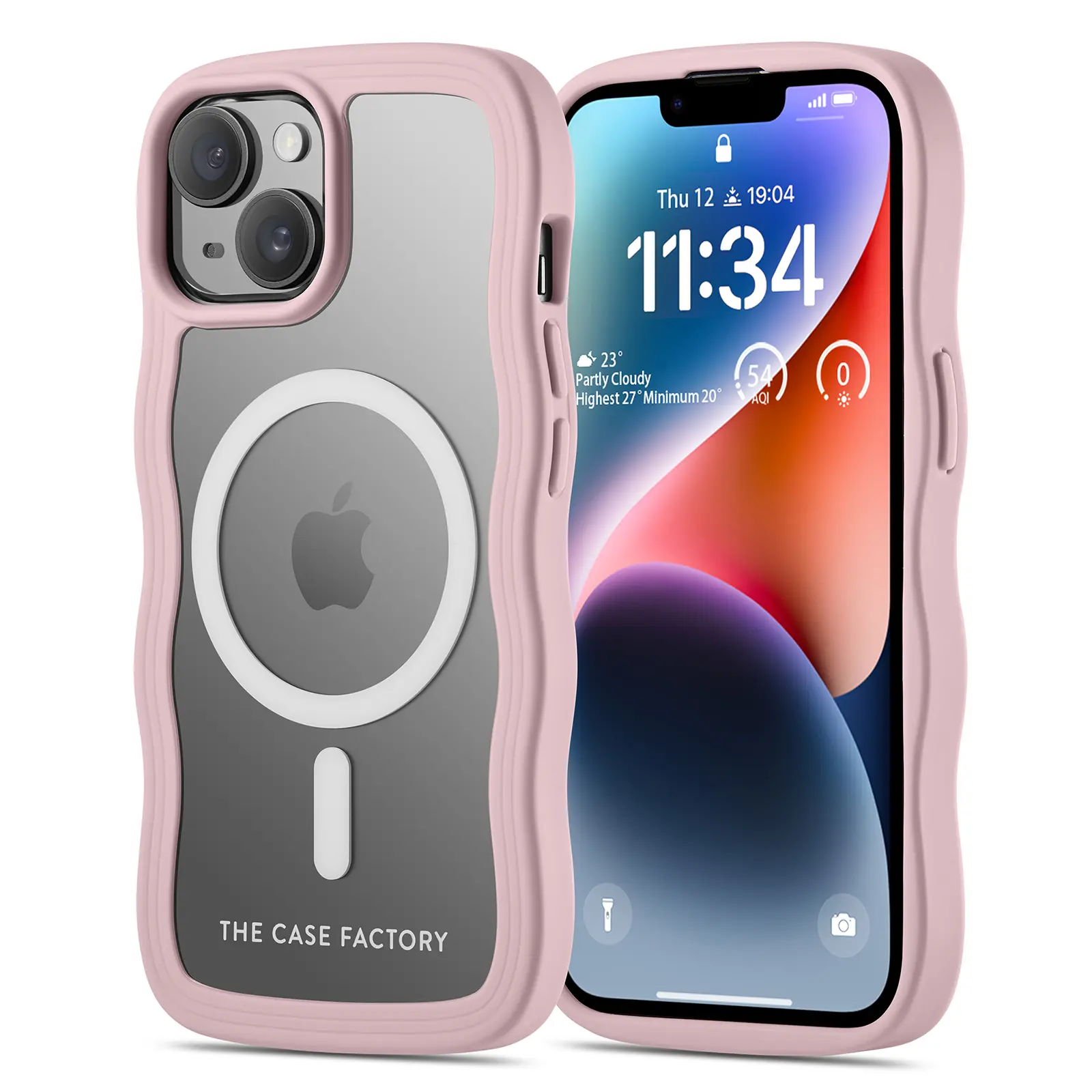 The Wave Mag Case iPhone 13 Rosa