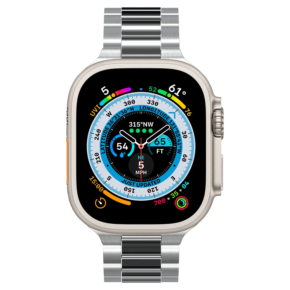 Apple Watch Ultra 49mm 3rd Gen Armband Modern Fit 316L Silver