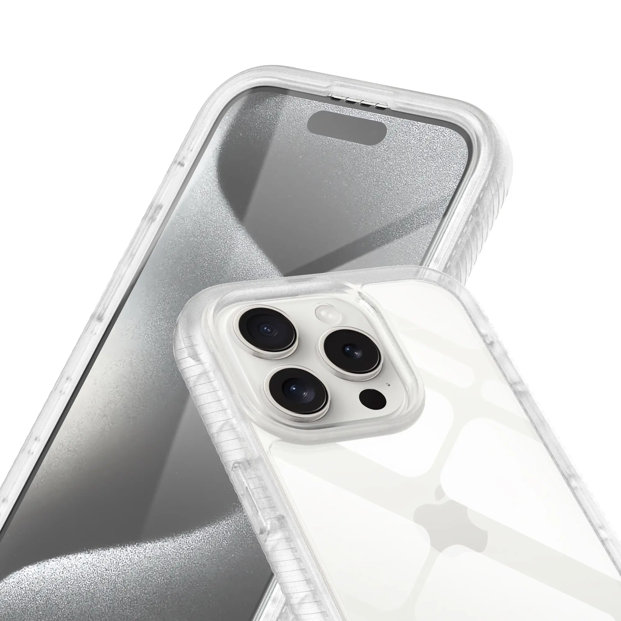 Full Protection Case iPhone 15 Pro Max Genomskinlig