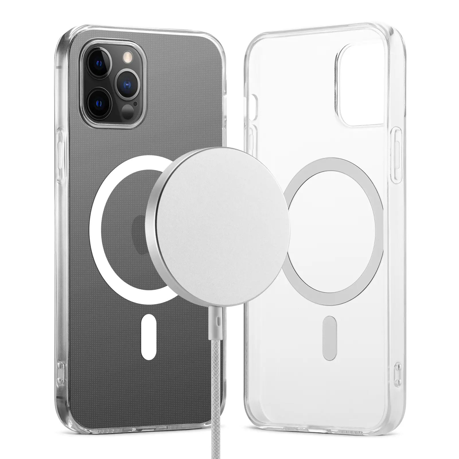 TPU Case MagSafe iPhone 12/iPhone 12 Pro Gennemsigtig