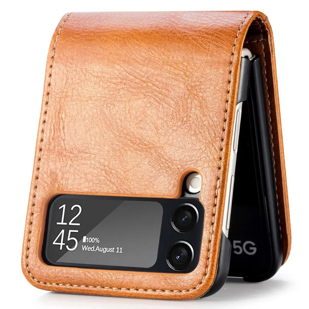 Mobilfodral Samsung Galaxy Z Flip 4 Brun