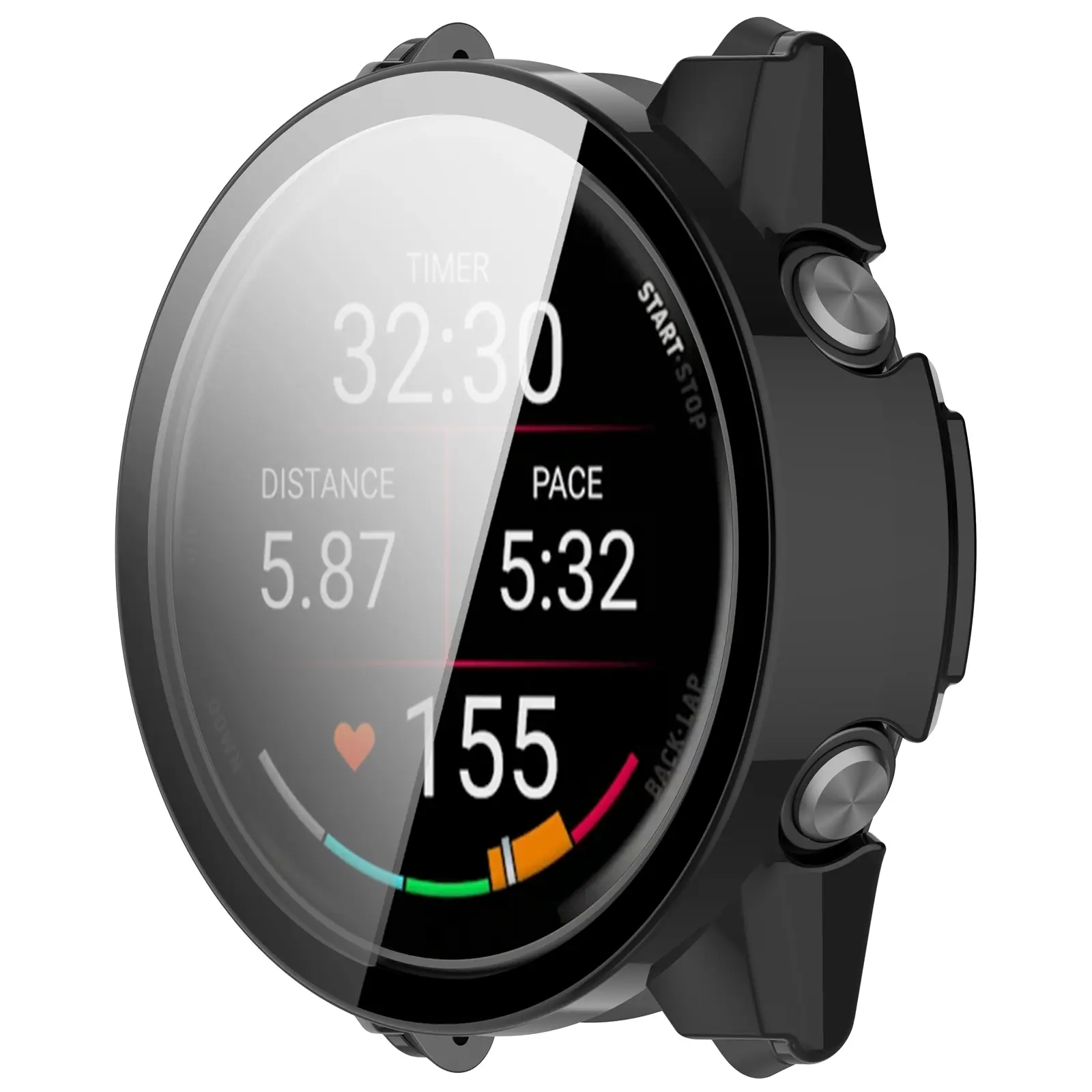 Full Cover Case Garmin Forerunner 170 Svart