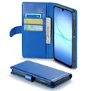 Ægte Læderetui Samsung Galaxy A17 Blå