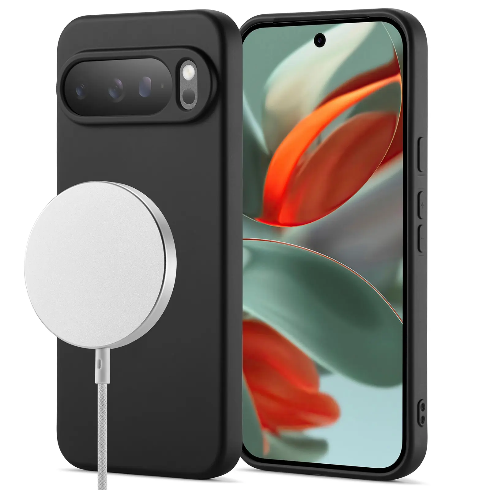 TPU Skal MagSafe Google Pixel 10 Pro Svart