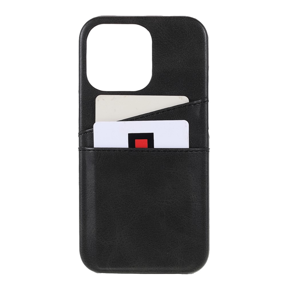 tectTech iPhone 13 Pro Max Stilig deksel med 2 kortlommer, Svart