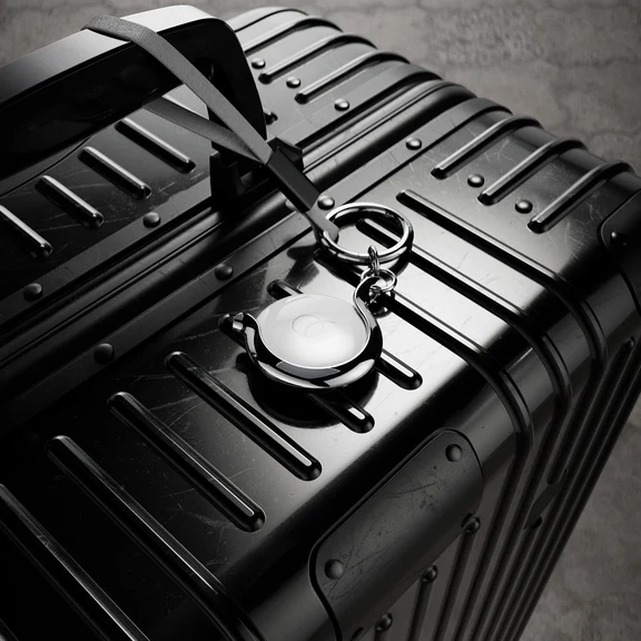 AirTag Case Aluminum Silver