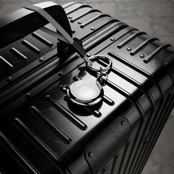 AirTag Case Aluminum Silver