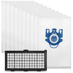 Rengøringspakke: Støvsugerposer 10 stk + HEPA-filter - passer til  Miele S700-S799