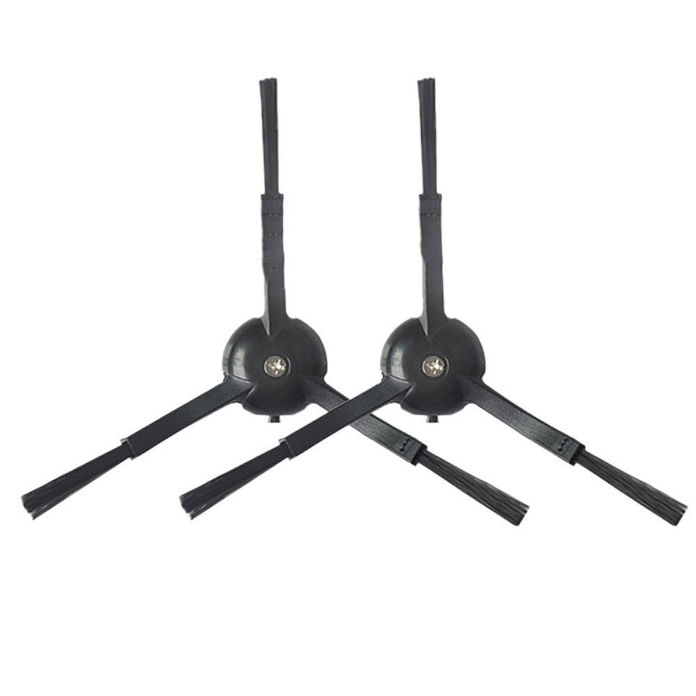 Roborock S6 Pure Sidebørster i vinyl 2-pack, Svart