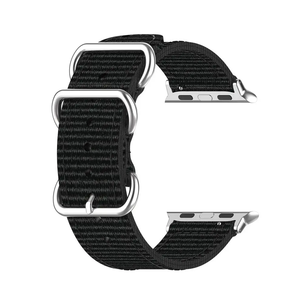 Natoarmband Apple Watch Series 12 43mm svart
