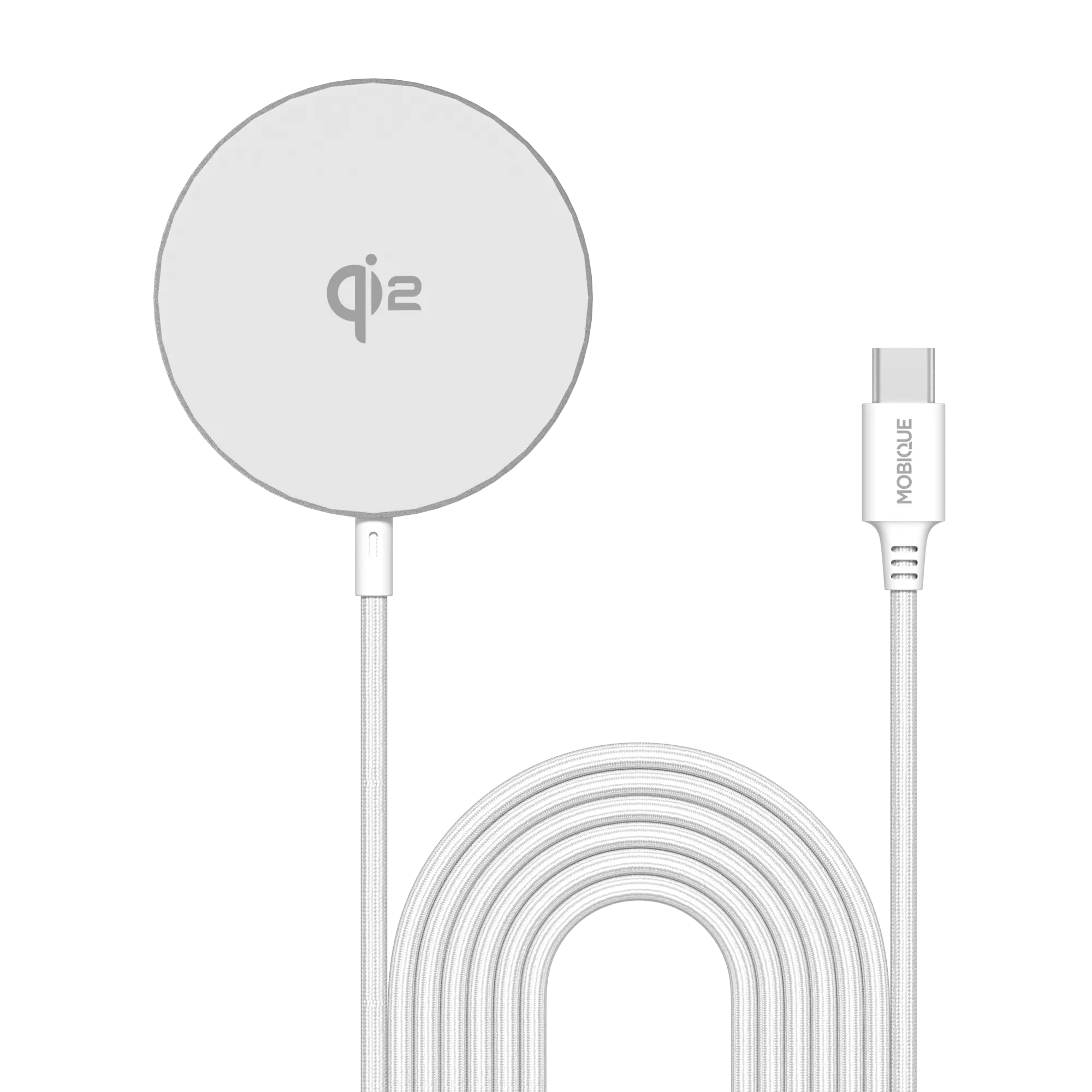 Google Pixel 10 Qi2 Magnetisk Trådløs Oplader 15W hvid