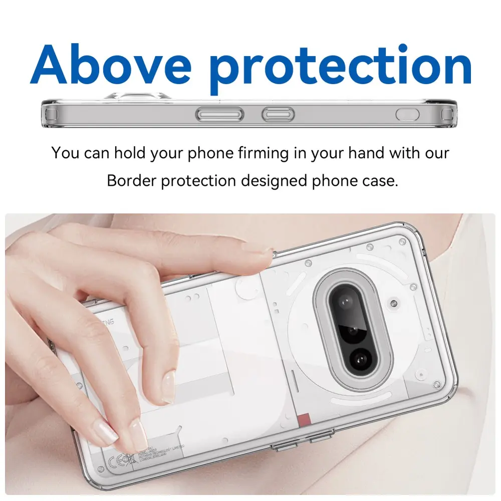 Hybridskal Nothing Phone 3a Genomskinlig