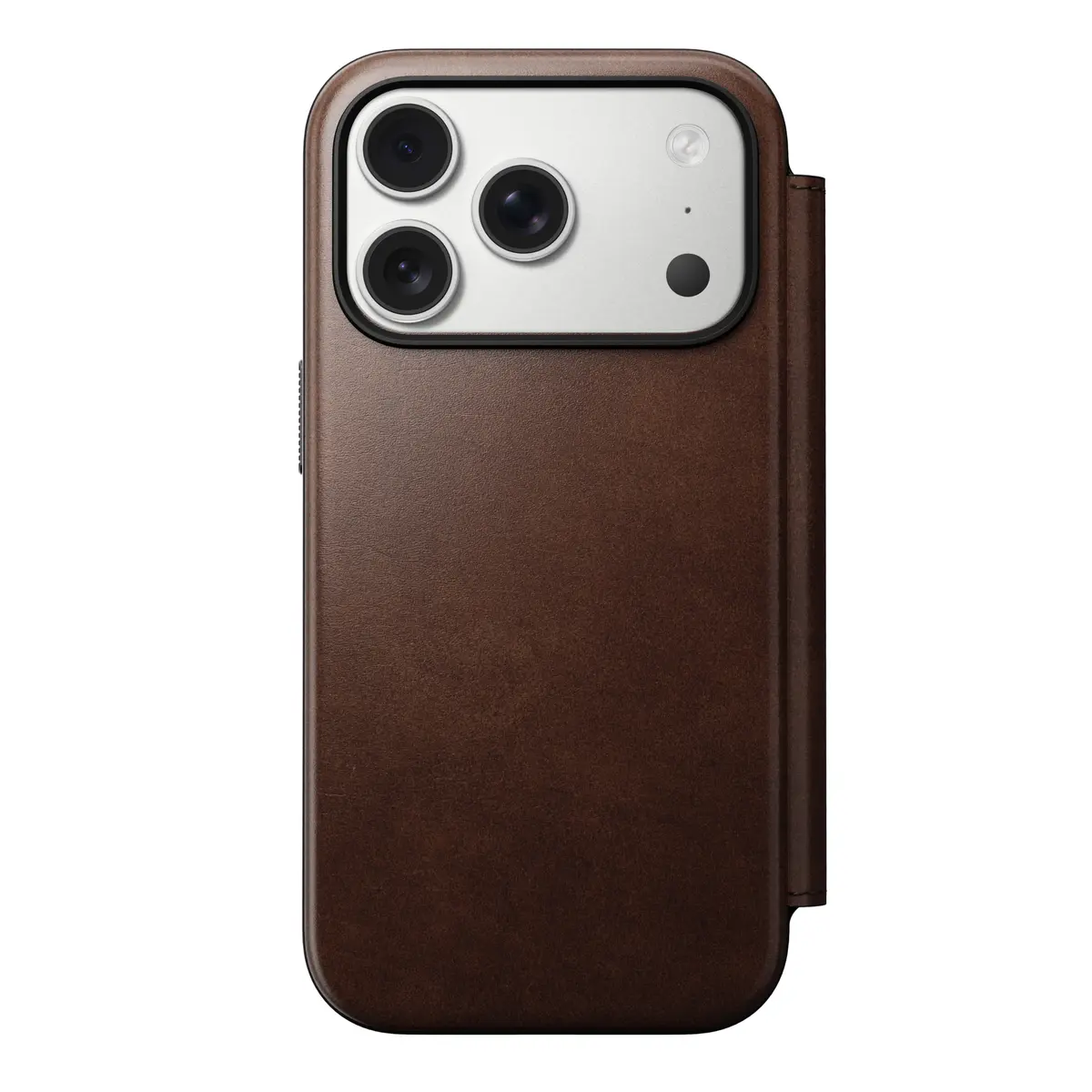 iPhone 18 Pro Modern Horween Leather Folio MagSafe Rustic Brown