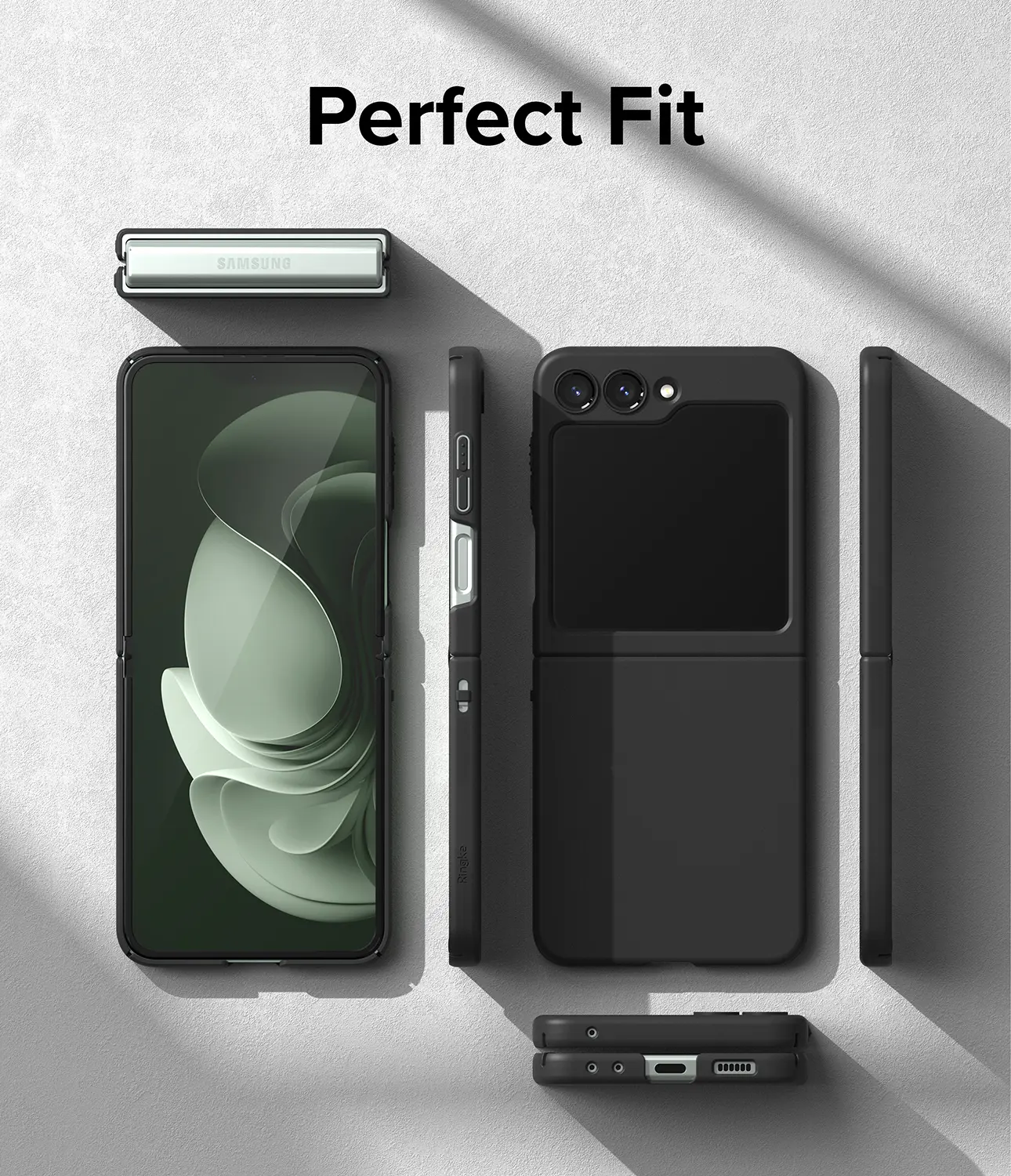 Slim Case Samsung Galaxy Z Flip 5 Svart
