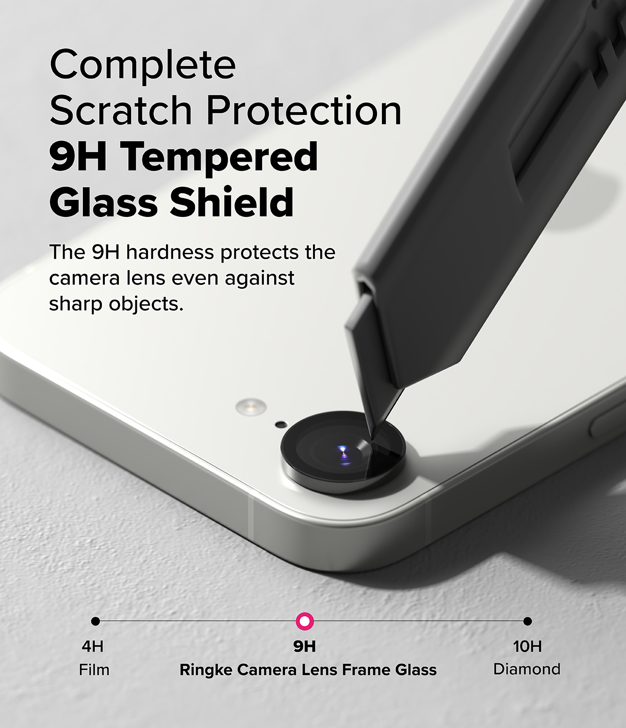 Camera Lens Frame Glass (2-pack) iPhone 17e Black