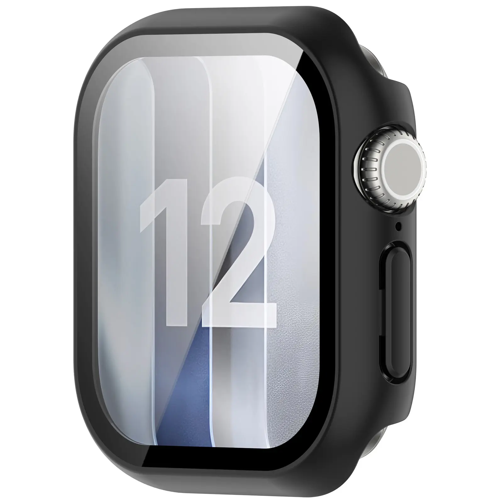 Full Cover Case Apple Watch Series 12 47mm Svart