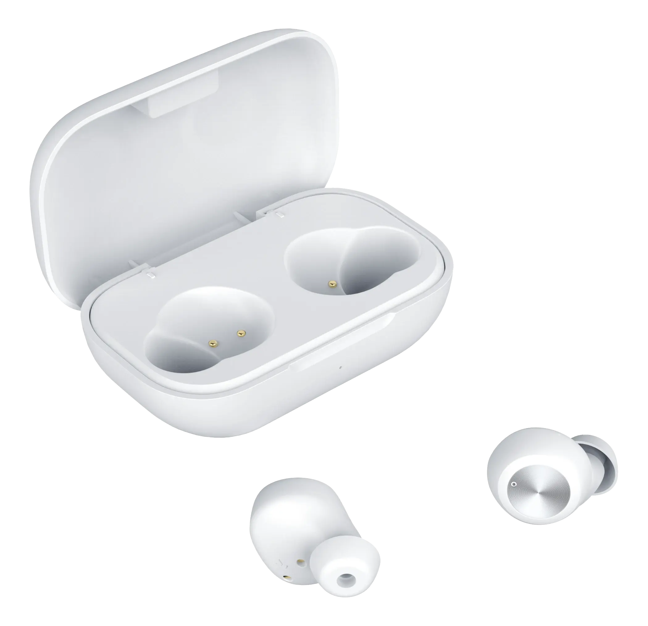 Trådlösa in-ear hörlurar TWS vit