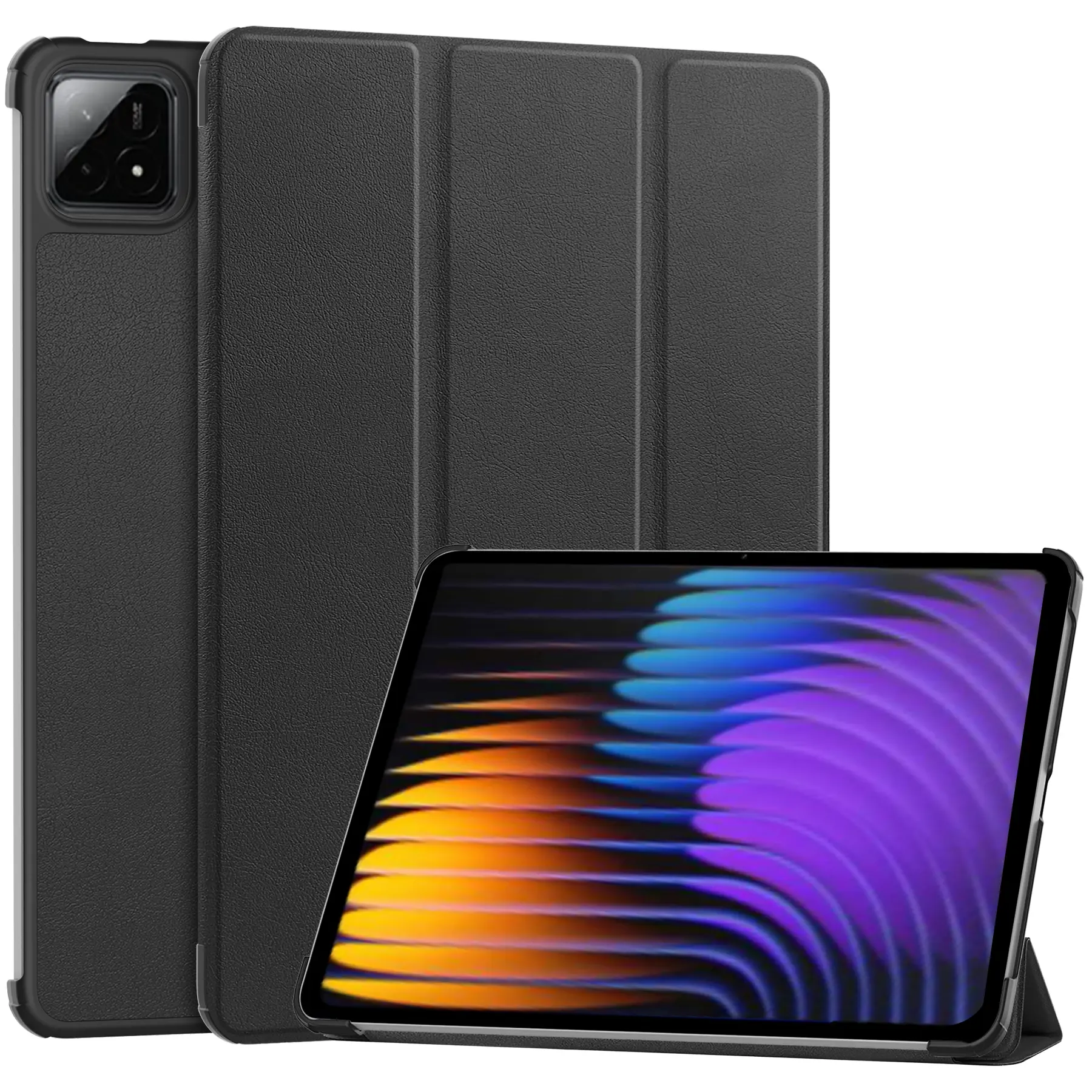 Xiaomi Pad 8 Tri-Fold-cover, Sort