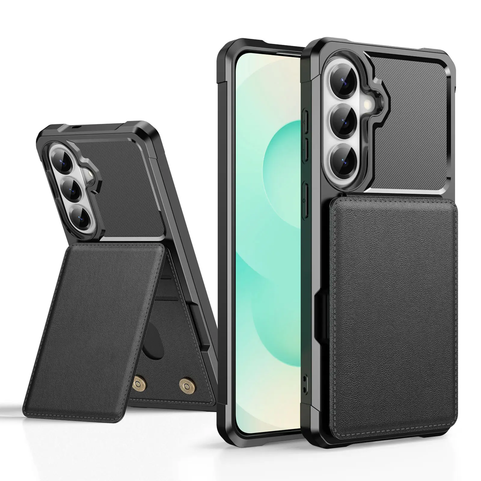 Clean Multi-slot Case Samsung Galaxy A57 Svart