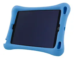 Apple iPad 9.7 6th Gen (2018) Mjukt silikonskal för barn med ställfunktion, Blå