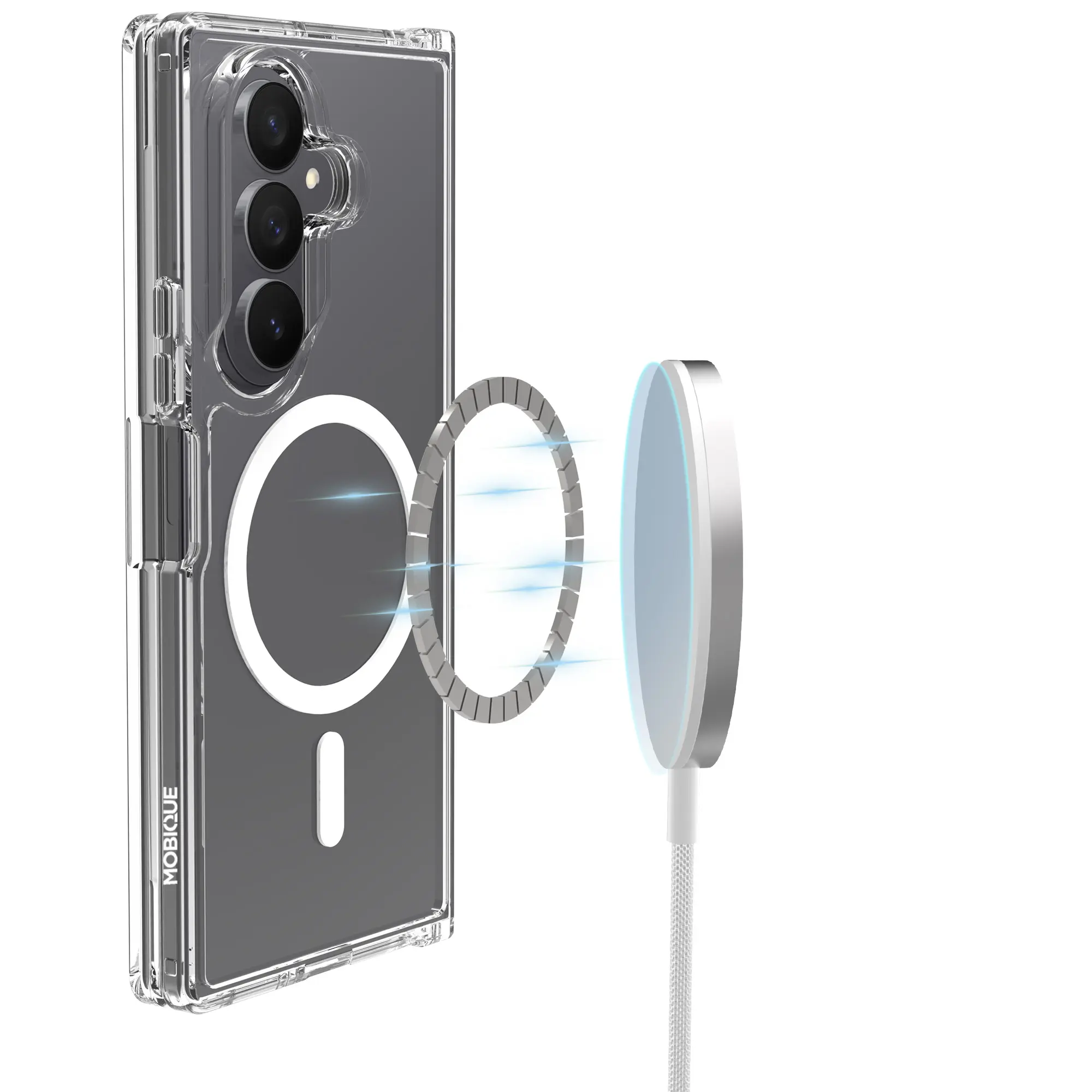 Hybridskal MagSafe Samsung Galaxy Z Fold 8 Ultra Genomskinlig