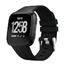 Rem af silikone til Fitbit Versa 2/Versa Sort