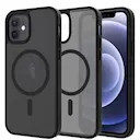 Magnetic Hybrid Deksel iPhone 12/iPhone 12 Pro Frosted Black