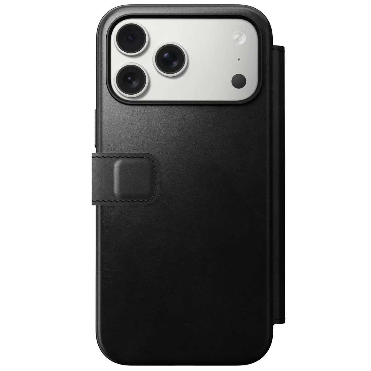 iPhone 18 Pro Max Modern Horween Leather Folio MagSafe Black