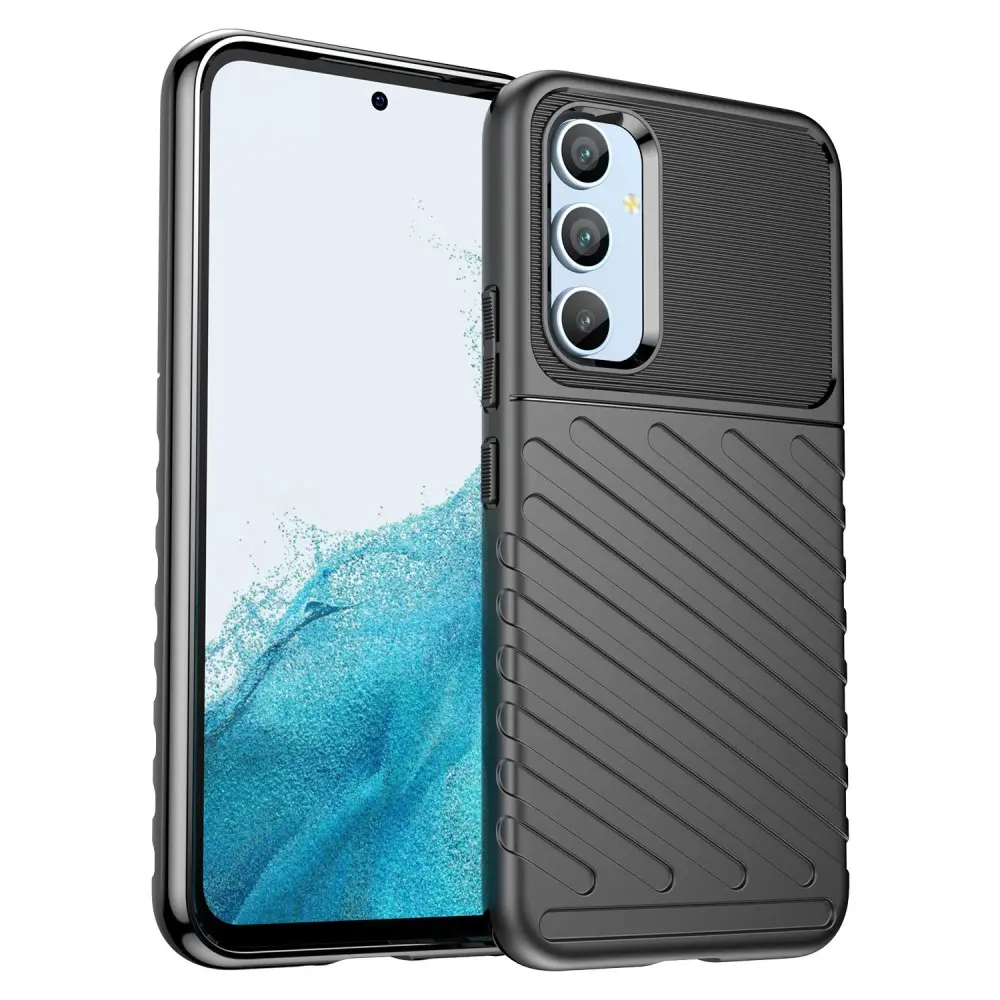 Thunder TPU Case Samsung Galaxy A54 sort