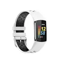 Silikonearmbånd Sport Fitbit Charge 6 Hvid