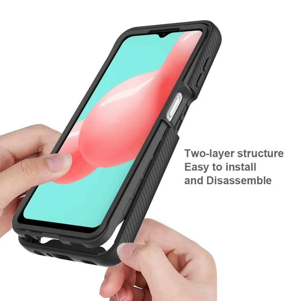 Full Cover Skal Samsung Galaxy A32 5G Svart