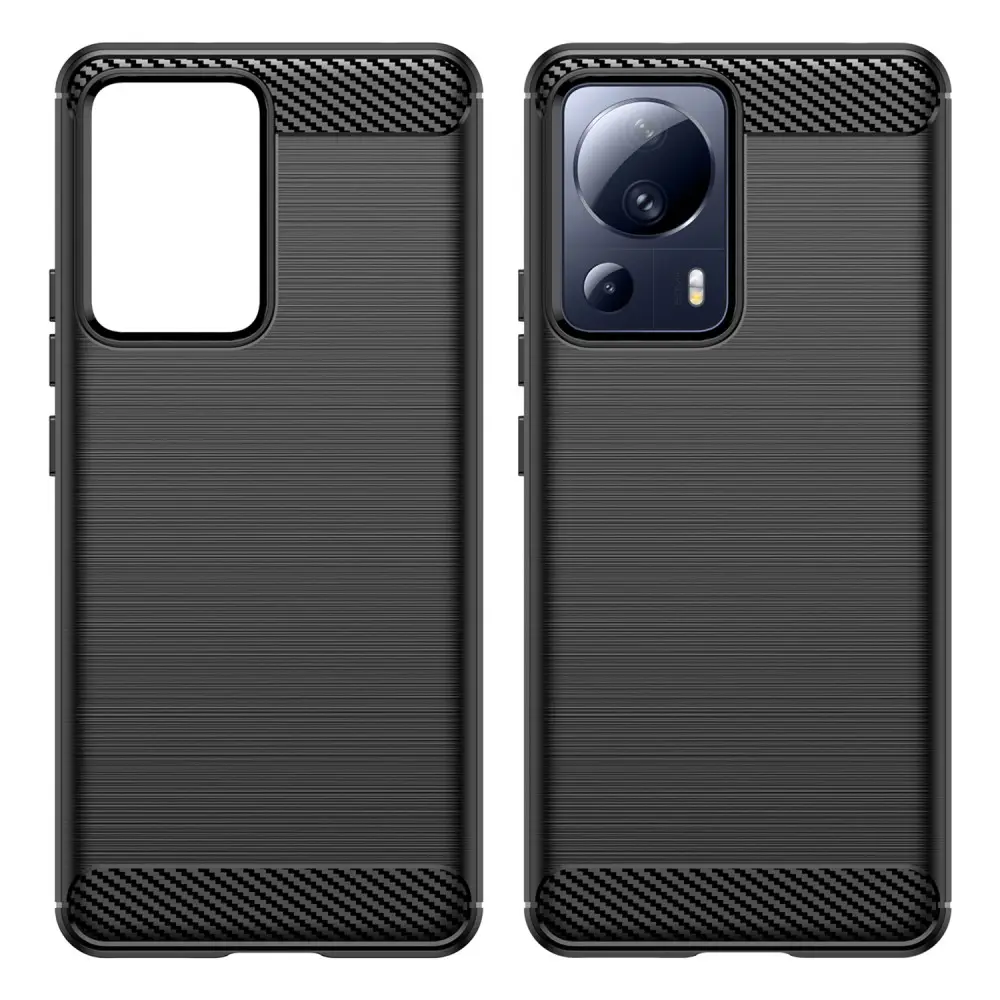 Xiaomi 13 Lite Skal TPU Brushed Svart