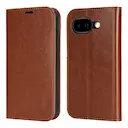 Suojakotelo Aito Nahka Google Pixel 10a Ruskea