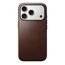 iPhone 17 Pro Modern Case Horween Leather MagSafe Rustic Brown