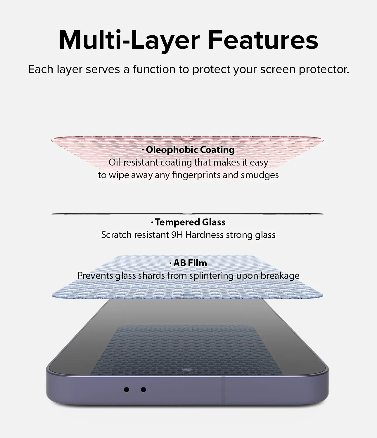 Easy Slide Glass (2-pack) Samsung Galaxy S24