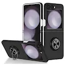 Samsung Galaxy Z Flip 6 Cover magnetisk ringholder sort