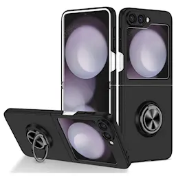 Samsung Galaxy Z Flip 6 Cover magnetisk ringholder sort