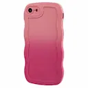Wavy Edge Cover iPhone SE (2022) lyserød ombre