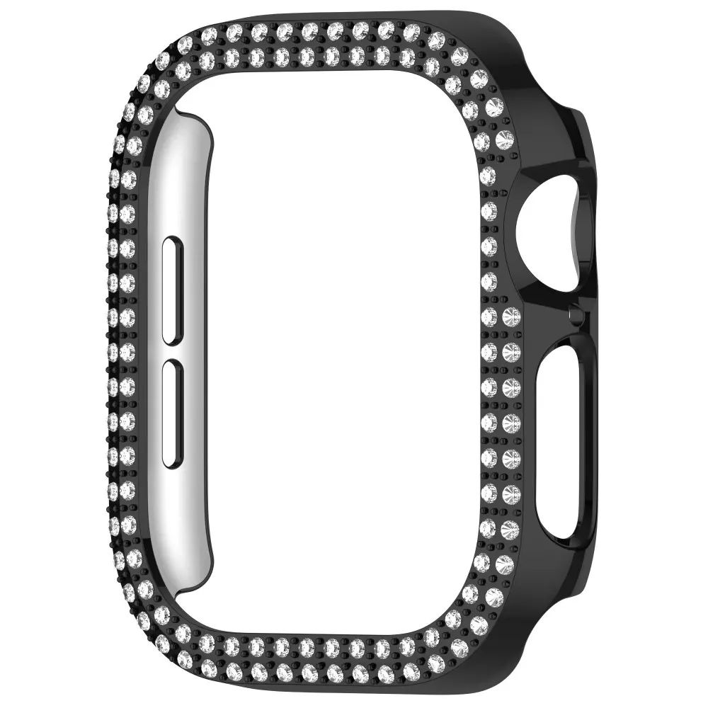 Rhinestone Skal Apple Watch Series 11 46mm svart