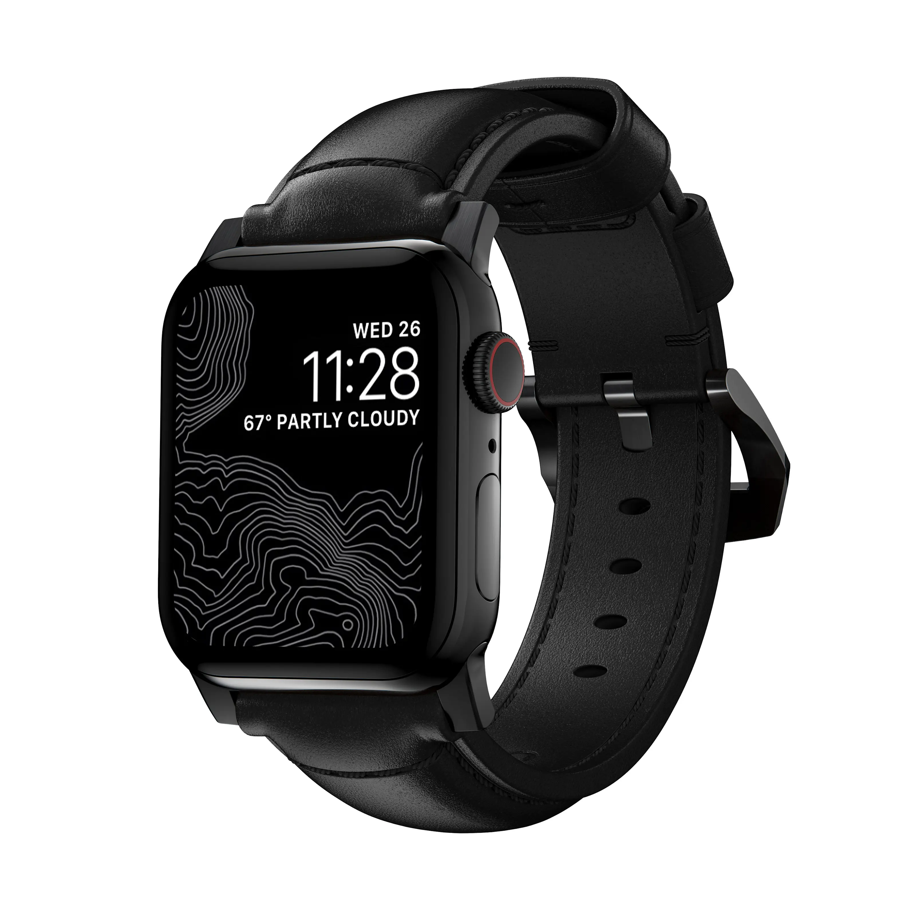 Traditional Band Apple Watch SE 40mm Black (Black Hardware)