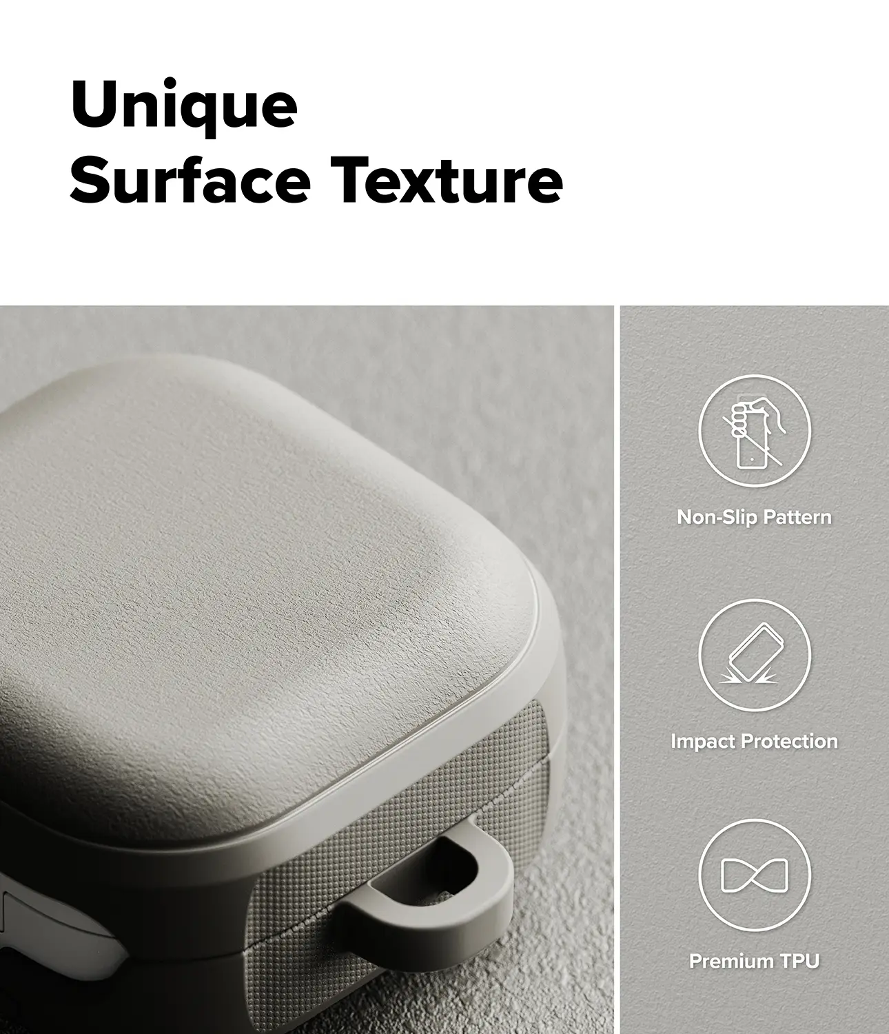 Onyx Magnetic Case Samsung Galaxy Buds 4 Warm Gray