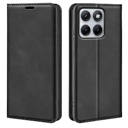 Motorola Edge 70 Fusion Slankt etui med kortlomme, Svart