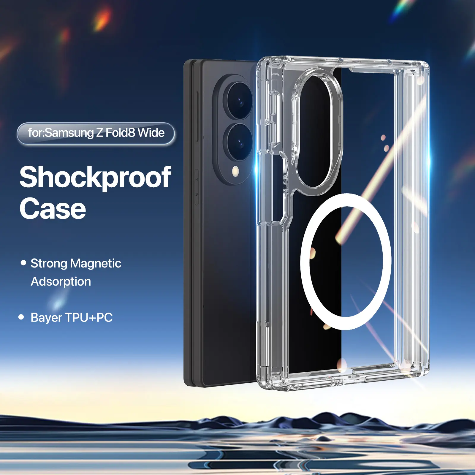 Clin Series MagSafe Samsung Galaxy Z Fold 8 transparent
