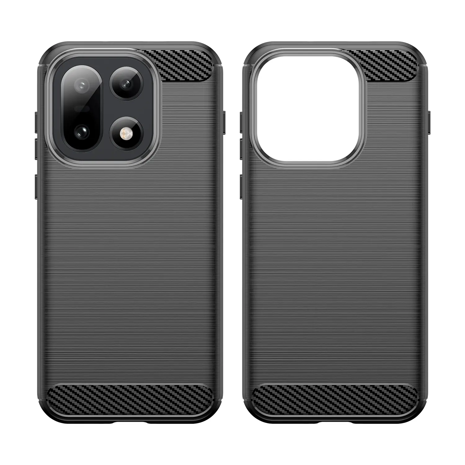  OnePlus 15 Skal TPU Brushed Svart