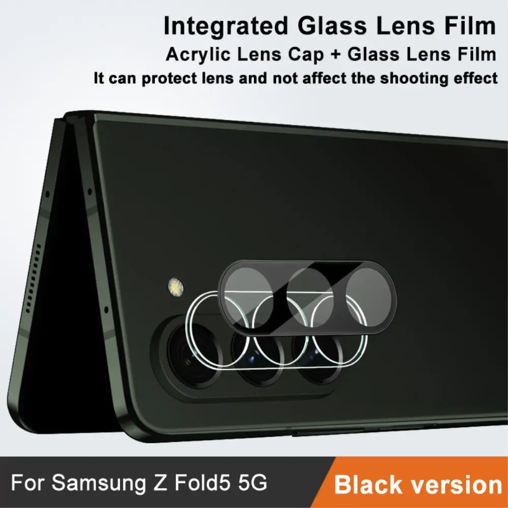 Härdat Glas 0.2mm Linsskydd Samsung Galaxy Z Fold 5 Svart